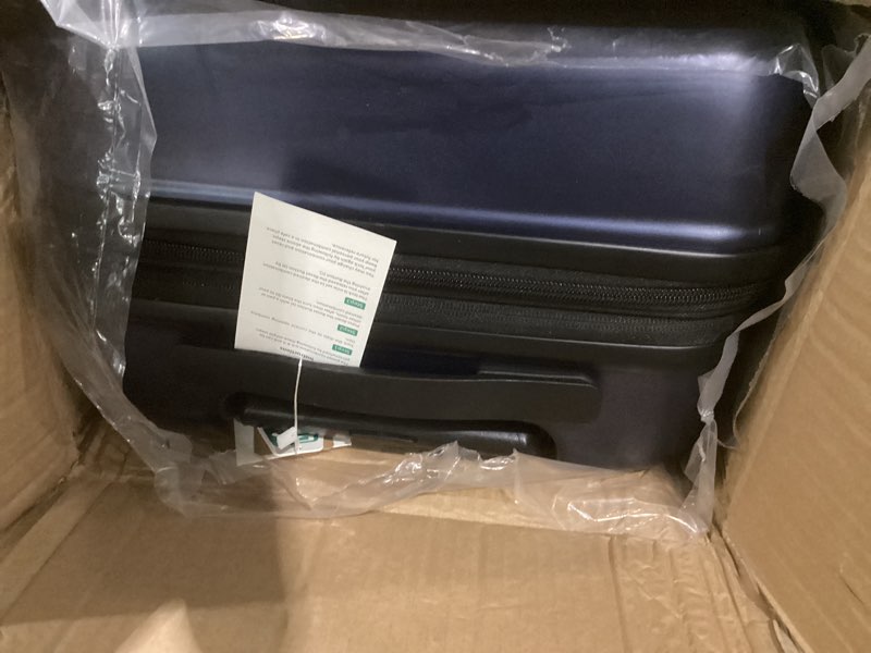 Condition photo showing Good Condition for bagsmart carry on luggage 22x14x9 airline approved with spinner wheels,lightweight 20 inch luggage with tsa lock,expandable hard shell carry on suitcases for men women,dark blue
