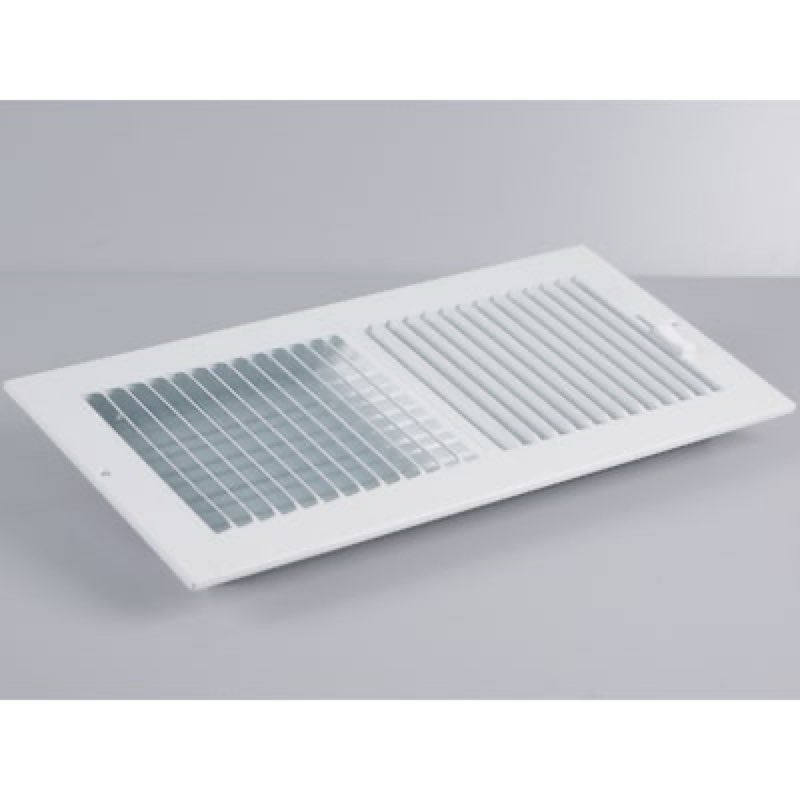 reliabilt 14-in x 6-in 2-way steel white sidewall/ceiling register