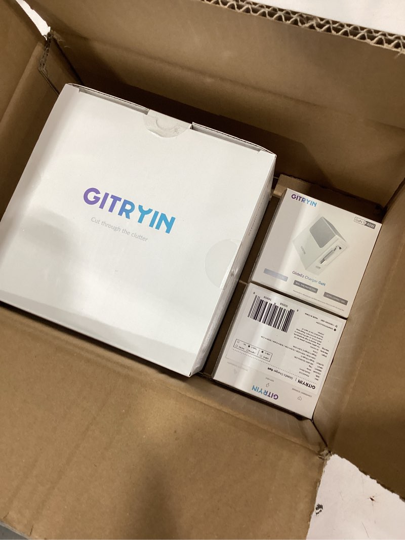 Condition photo showing New/Like New for Gitryin 10-in-1 Desktop Charging Station with 2 Retractable Wall Chargers, 40W USB-C Power Strip with 6 AC, 2 USB C, 2 Type-C 33.5in Cables, Extension Cord with 1020J Surge Protection for Home Office With 2 Type-C Chargers