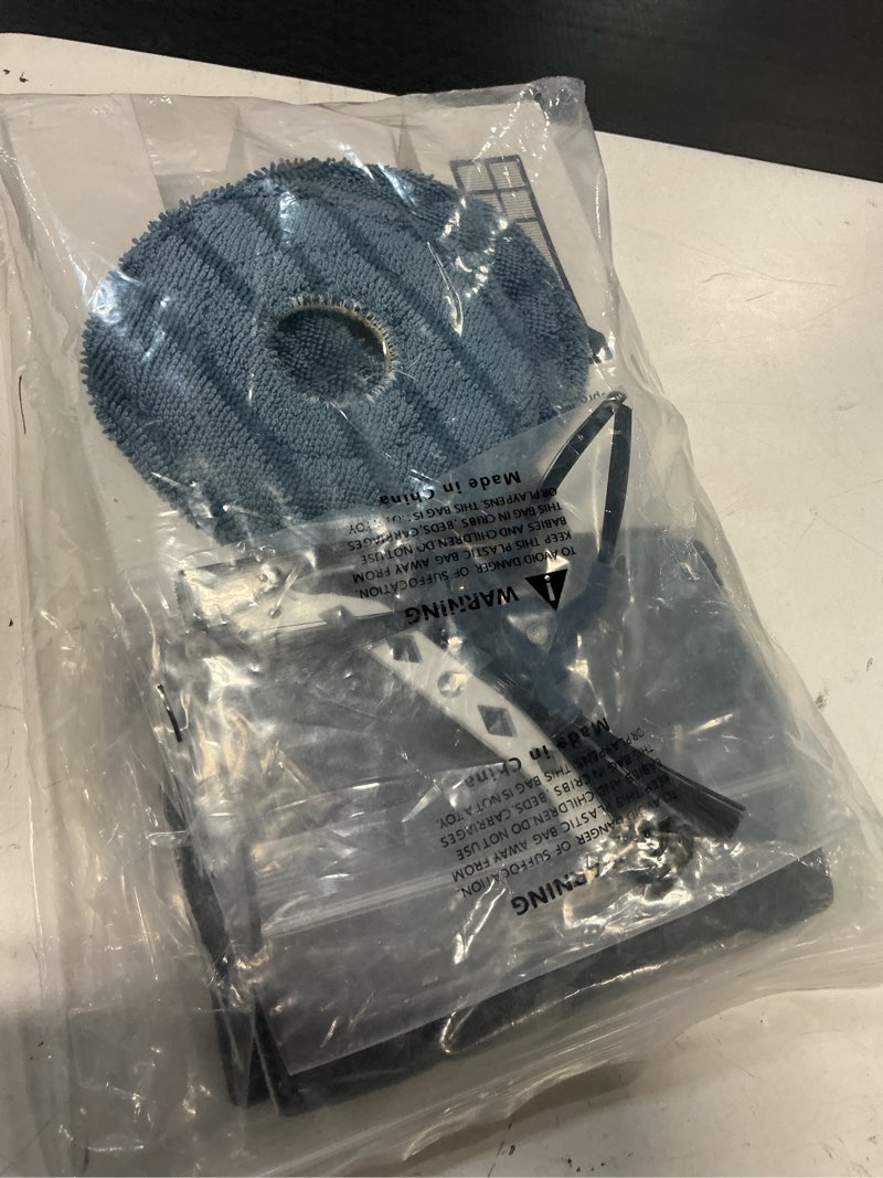Condition photo showing New/Like New for 22 pack accessories for eufy x10 pro omni robot vacuum cleaner replacement parts, 2 mainbrush 4 sidebrush 6 dust bag 4 filter 4 mop pads 1 cleaning brush 1 screwdriver