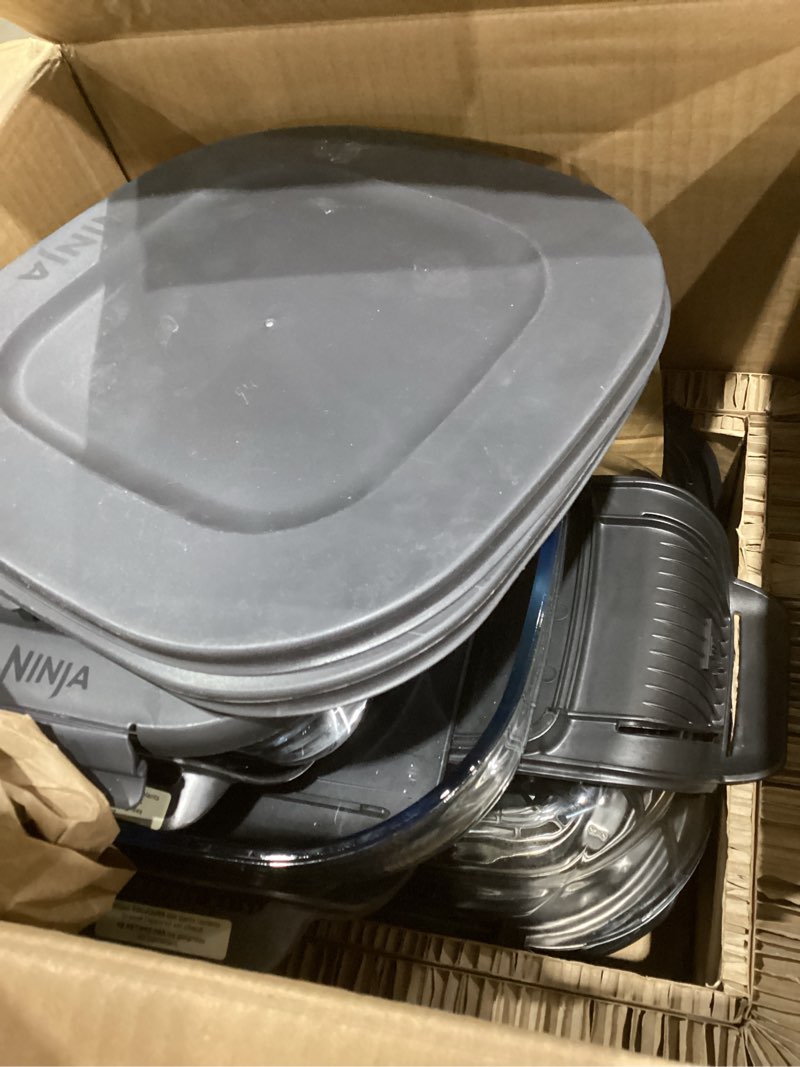 Condition photo showing Good Condition for ninja crispi portable air fryer system, blue, tempware glass containers, 1500w, all-in-one cooking, space-saving design