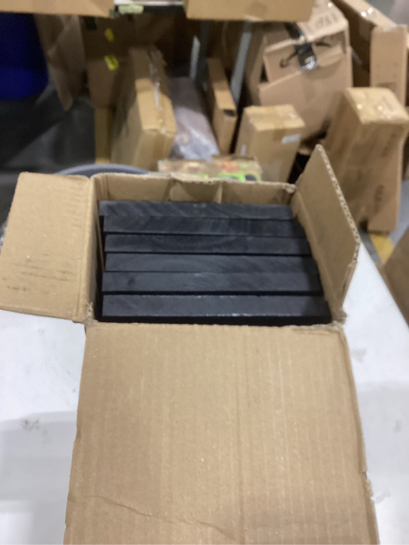 Condition photo showing Good Condition for wopitues wood floating shelves set of 6, 24 inch long floating shelves for wall decor, farmhouse shelf for bedroom, bathroom storage shelves, book shelves for living room - black 24 inches black