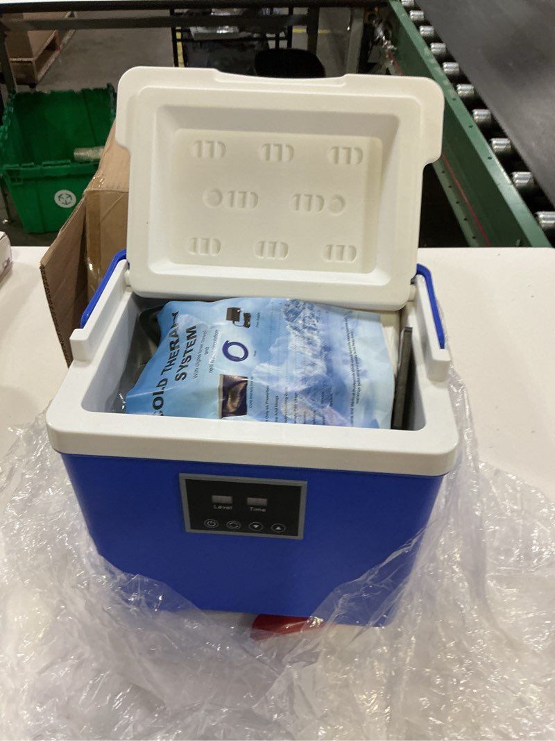 Condition photo showing Good Condition for cold therapy machine with memory function, programmable timer, wireless remote & quiet pump, portable ice machine for knee after surgery, ankle, arm relief, ideal for sports injuries 10 qt