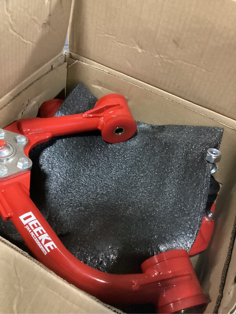 Condition photo showing Good Condition for 2-4'' lift front upper control arm for 2001-2010 chevy silverado 2500hd 3500hd,gmc sierra 2001-2010, hummer h2 2003-2009,pu bushings, 2pcs 00ch-24l