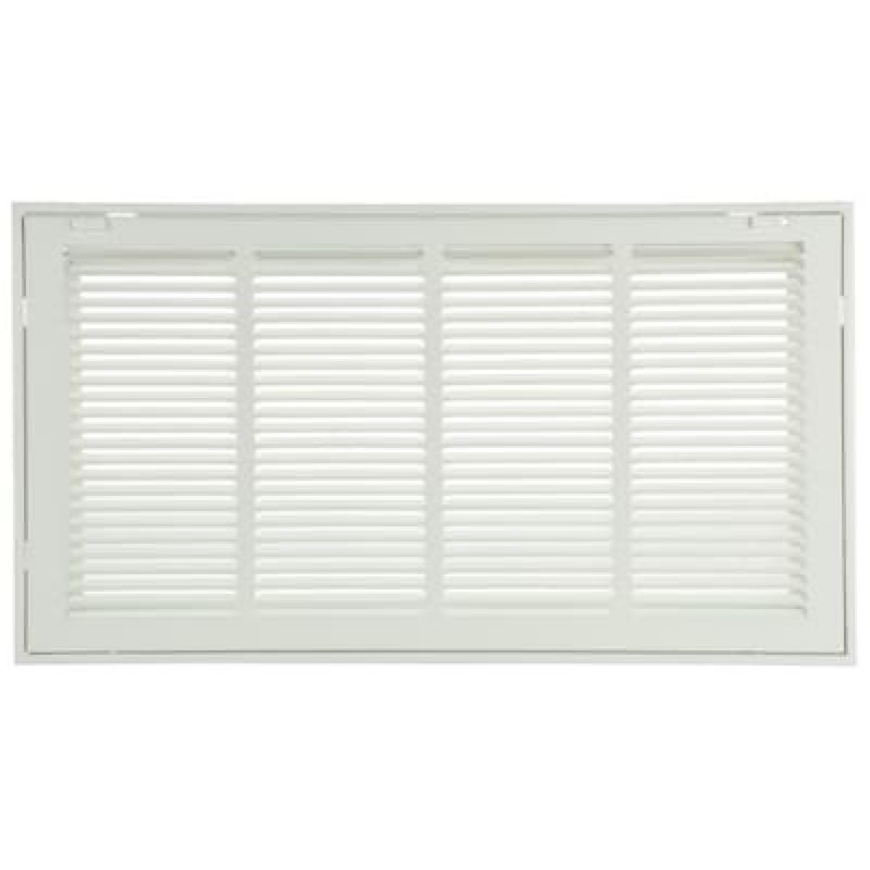 reliabilt 24-in x 12-in steel white sidewall/ceiling filter grille