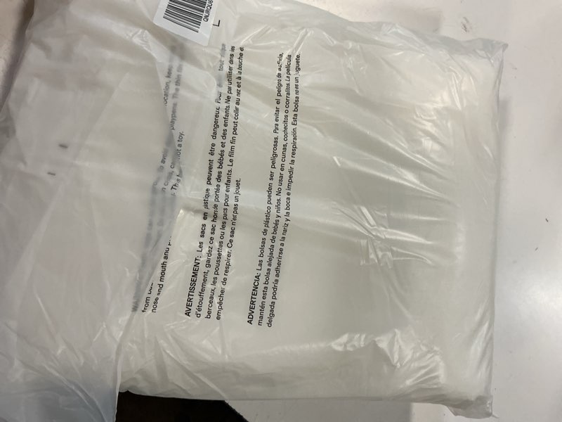 Condition photo showing Good Condition for european linen duvet cover set, full/queen, ivory