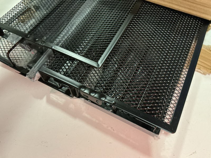 Condition photo showing Good Condition for yinghao floor standing magazine rack, 4 layer iron magazine rack floor, suitable for the display of brochures or documents in exhibitions, shopping malls, hospitals, offices