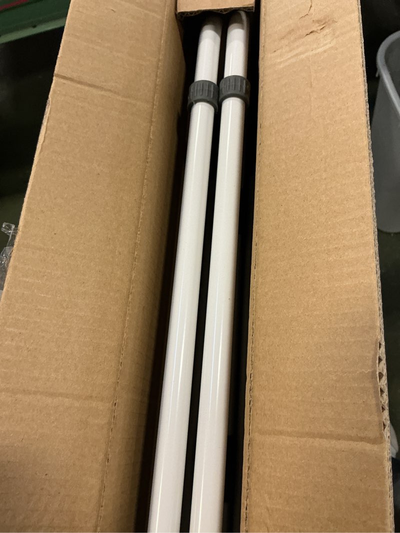 Condition photo showing Good Condition for Clothes Drying Rack Foldable, Metal Laundry Drying Rack, with Height-Adjustable Wings, Space Saving, Indoor Outdoor Use, White Free-Standing Airer Large