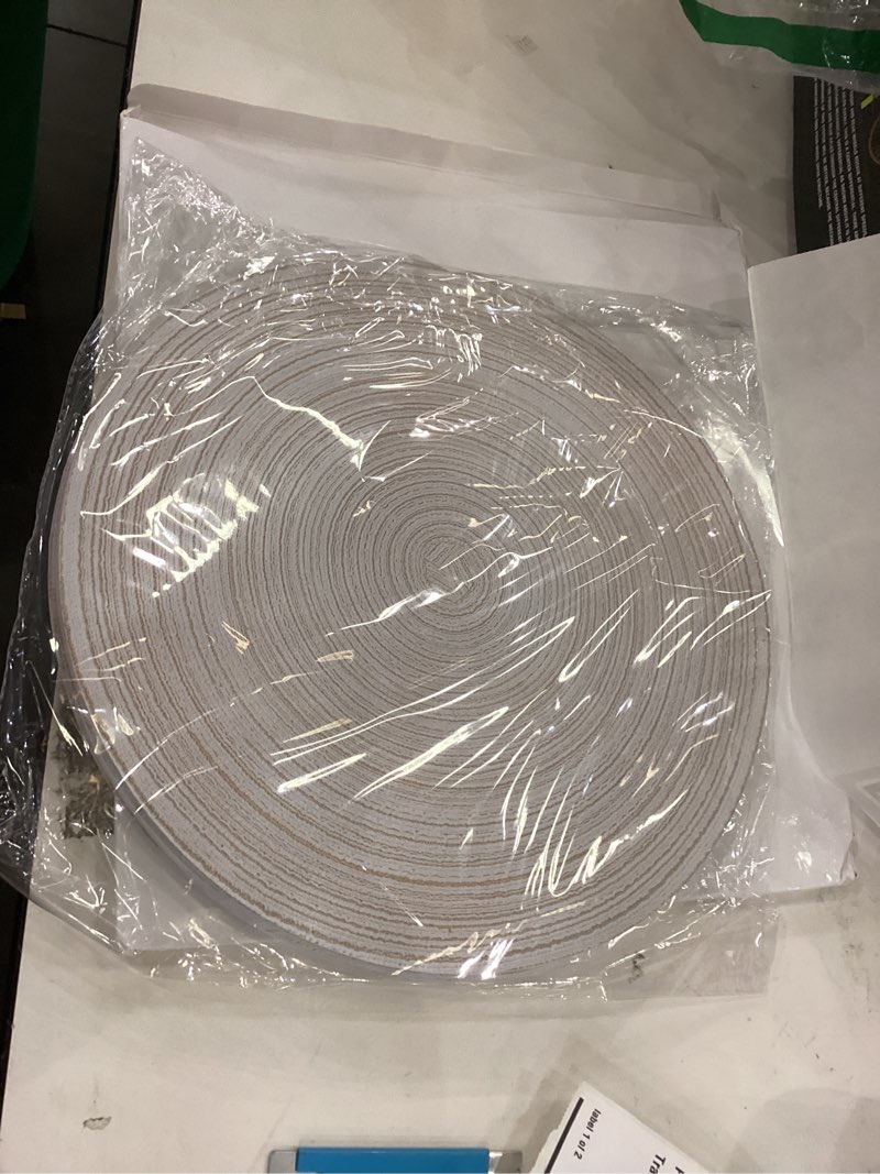 Geosar 100 Pcs Disposable Paper Placemats Cotton Woven Look 13'' Round Placemats Rustic Disposable T