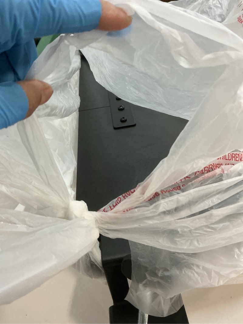 Condition photo showing As Is for AX WABER Keyboard Tray Under Desk Pull Out with Extra Sturdy Adjustable C Clamp Mount System, 27.3 (32.5 inch Including Clamps) x 11 Inch Slide-Out Platform Computer Drawer for Typing, Black,AX01WB01 Black 32.5"x 11”Keyboard Tray