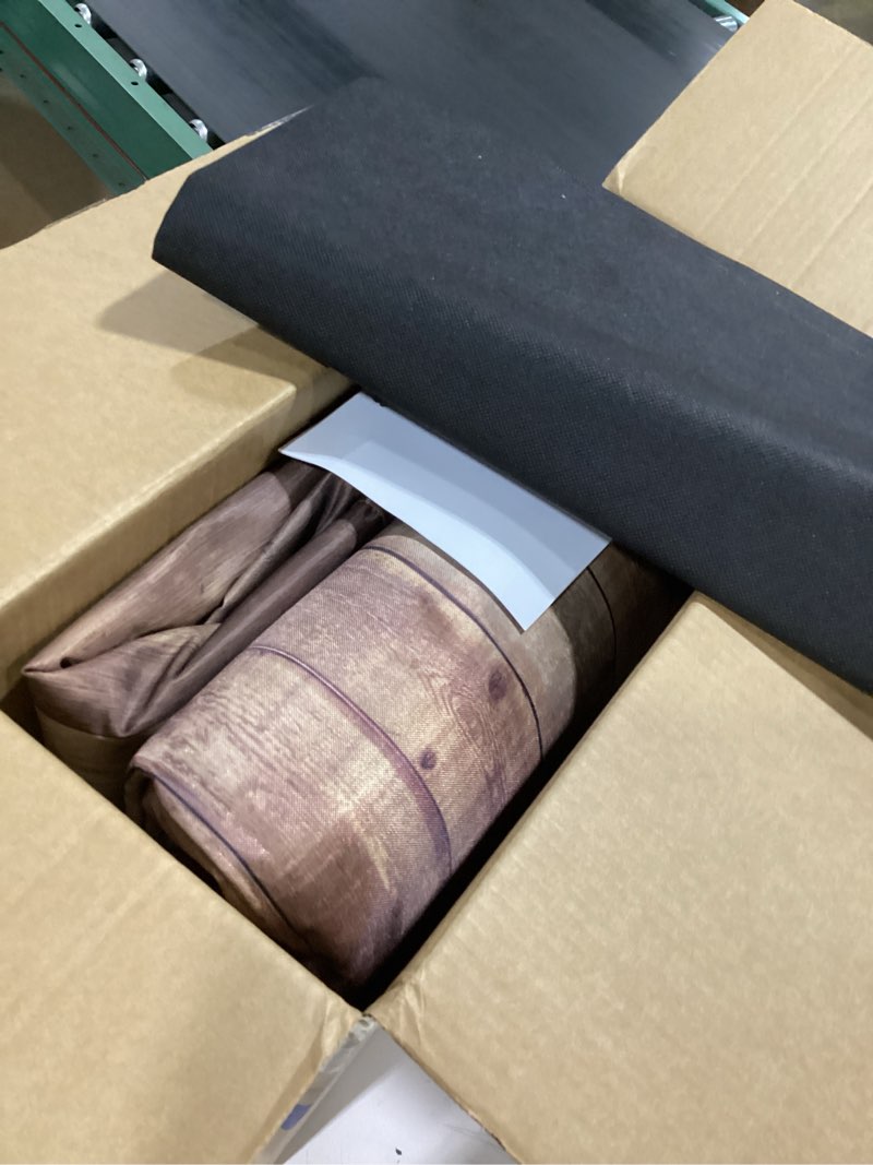 Condition photo showing Good Condition for B&Y XL Ice Bath Tub, Adult 100 Gal Cold Plunge Bathtub, 80cm Ø Portable Cold Tub for Athlete, Freestanding Spa Tub for Cold Water Therapy Wood Grain 100 Gal