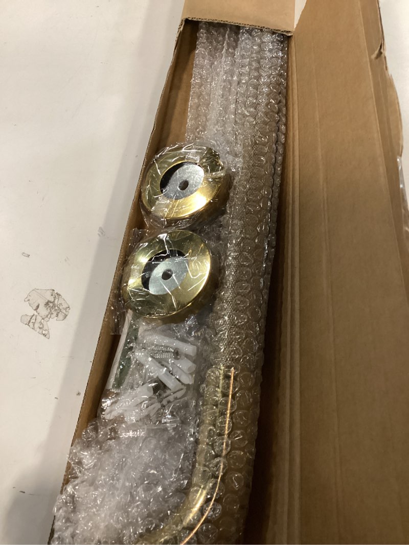 Condition photo showing Good Condition for 36 Inch Anti Slip Shower Grab Gold, Munzong Bathroom Grab Bar, Knurled Bathroom Balance Bar,Safety Hand Rail Support Handicap Elderly Injury Senior Assist Bath Handle 36 Inch Gold