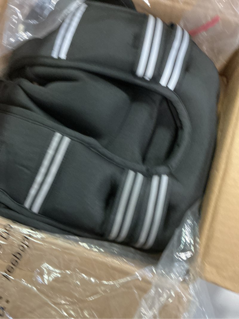 Condition photo showing Good Condition for ZELUS Weighted Vest for Men and Women | 4-10lb/11-20lb/20-32lb Vest with 6 Ironsand Weights for Home Workouts | Adjustable Body Weight Vest Exercise Set for Cardio and Strength Training 20-32 lb. Black