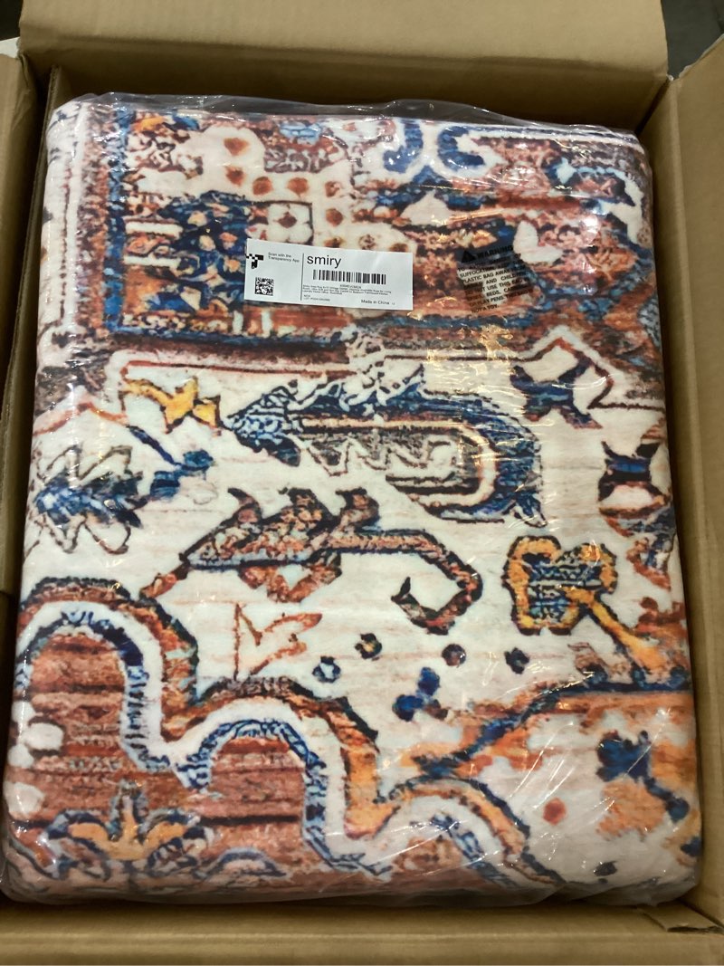 Smiry area rug 8x10 vintage design