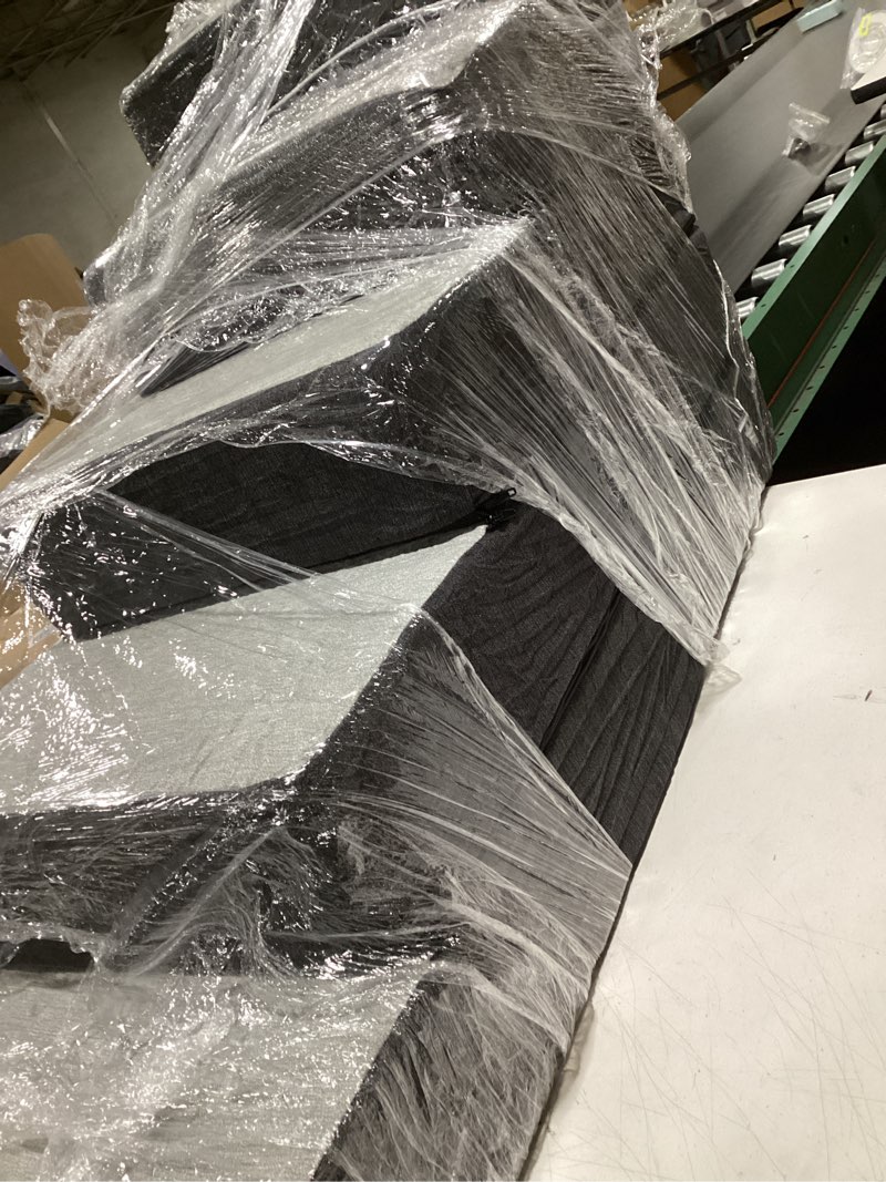 Condition photo showing As Is for 5-Step Adjustable Dog Stairs for High Beds, Dog Steps for Small Dogs and Cats, Foldable Pet Stairs for Bed Climbing, Non-Slip Pet Step Indoor, Grey Grey 1.0 5-Step