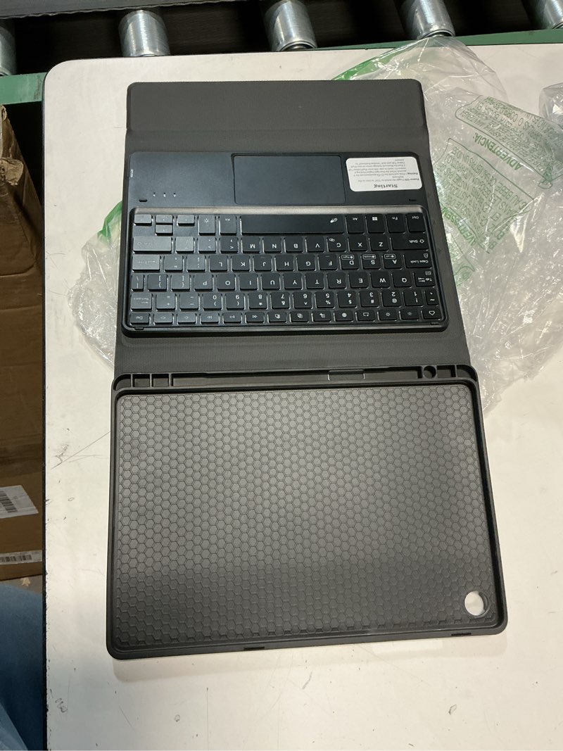 Condition photo showing Good Condition for for Samsung Galaxy Tab A11 Plus 2025/A9 Plus 2023 11" Keyboard Case: 3 Zone 7 Colors Backlit Trackpad Keyboard for 11-inch Samsung Tab A9+/A11+ 5G - Detachable Key Board Tablet Cover with Pen Holder