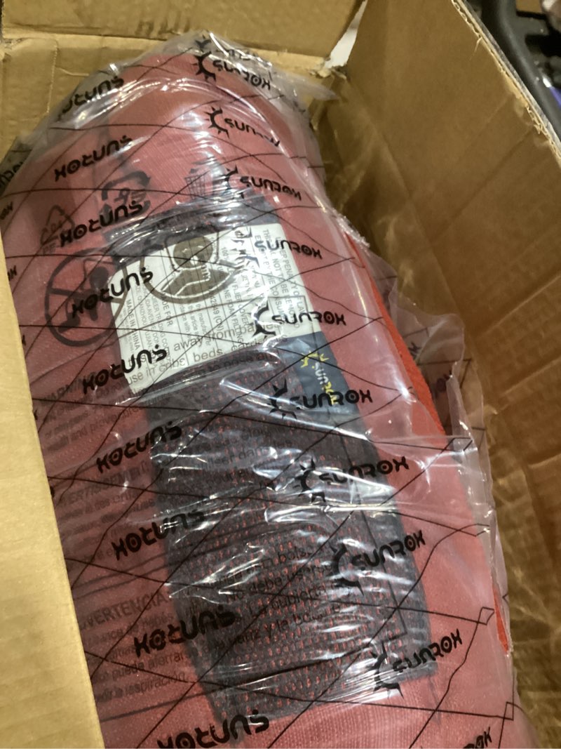 Condition photo showing Good Condition for SUNROX LokGrip Non Slip Tufted Memory Foam Bench Cushion, FadeShield Water Resistant Durable Thicken Outdoor/Indoor Bench Seat Pads 48x16x4 inch, Burgundy Burgundy 48x16 Inch (Pack of 1)