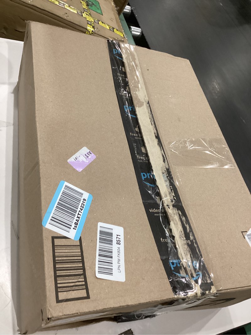 Condition photo showing As Is for 20 Inch Christmas Wreath - Christmas Front Door Wreath Ornament with LED Lights Pinecone Berries Artificial Pine Garland for Party Table Fireplaces Porch Walls New Years Home Decor Pinecone_wreath