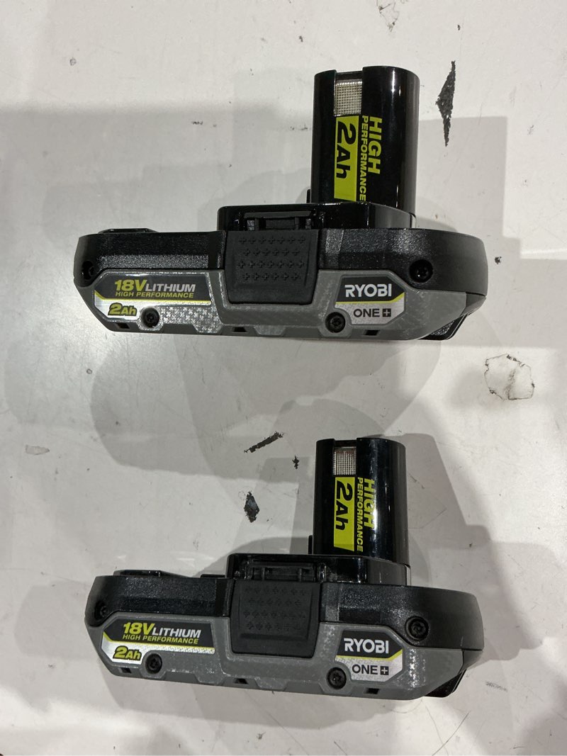 Condition photo showing Good Condition for one+ 18v high performance lithium-ion 2.0 ah compact battery (2-pack)