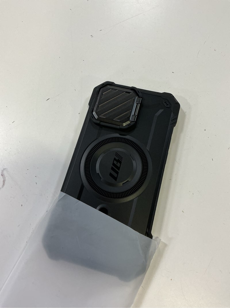 Condition photo showing New/Like New for supcase for iphone 15 pro max case with camera cover & stand (ubmag xt) [compatible with magsafe] [built-in kickstand] [military-grade protection] heavy duty rugged magnetic phone case, black