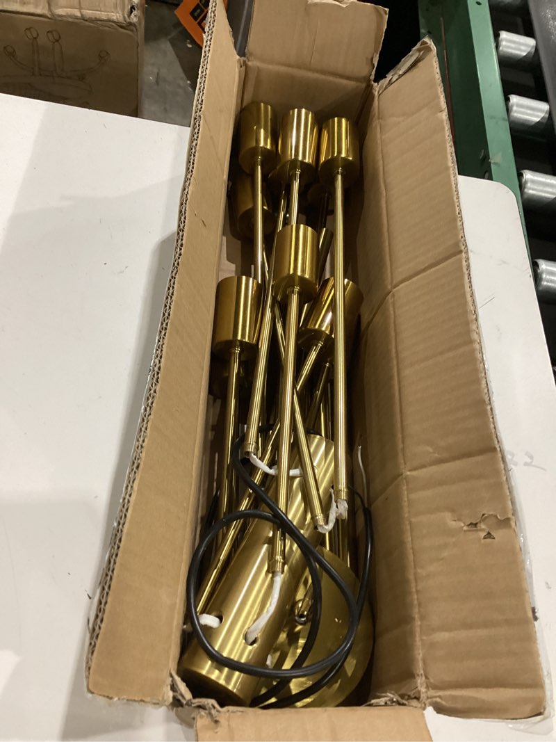Condition photo showing Good Condition for item similar))))gold chandelier sputnik light fixture, sputnik mount chandelier ceiling lighting, mid century ceiling lights fixtures for bedroom, dining room,, bulbs not included