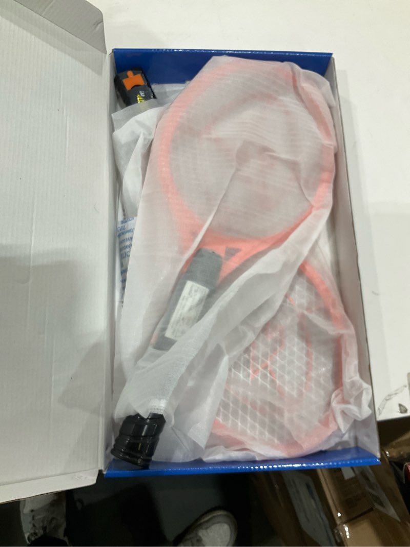 Condition photo showing Good Condition for 2 Pack Electric Fly Swatter Racket and Mosquito Zapper by ZAP IT! - High Duty 4,000 Volt Electric Bug Zapper Racket - USB Rechargeable Fly Zappers Racquet for Indoor and Outdoor - Medium, Orange