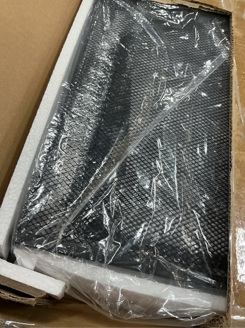 Condition photo showing Good Condition for Garden 4 you 3 Tiers White Marble Shoe Rack,Freestanding Organizer Multi-Purpose Adjustable Flat and Slant Storage Rack Shoe Shelf, High Heels Potted Plant for Entryway Hallway Living Room Closet Marble White 3-Tiers