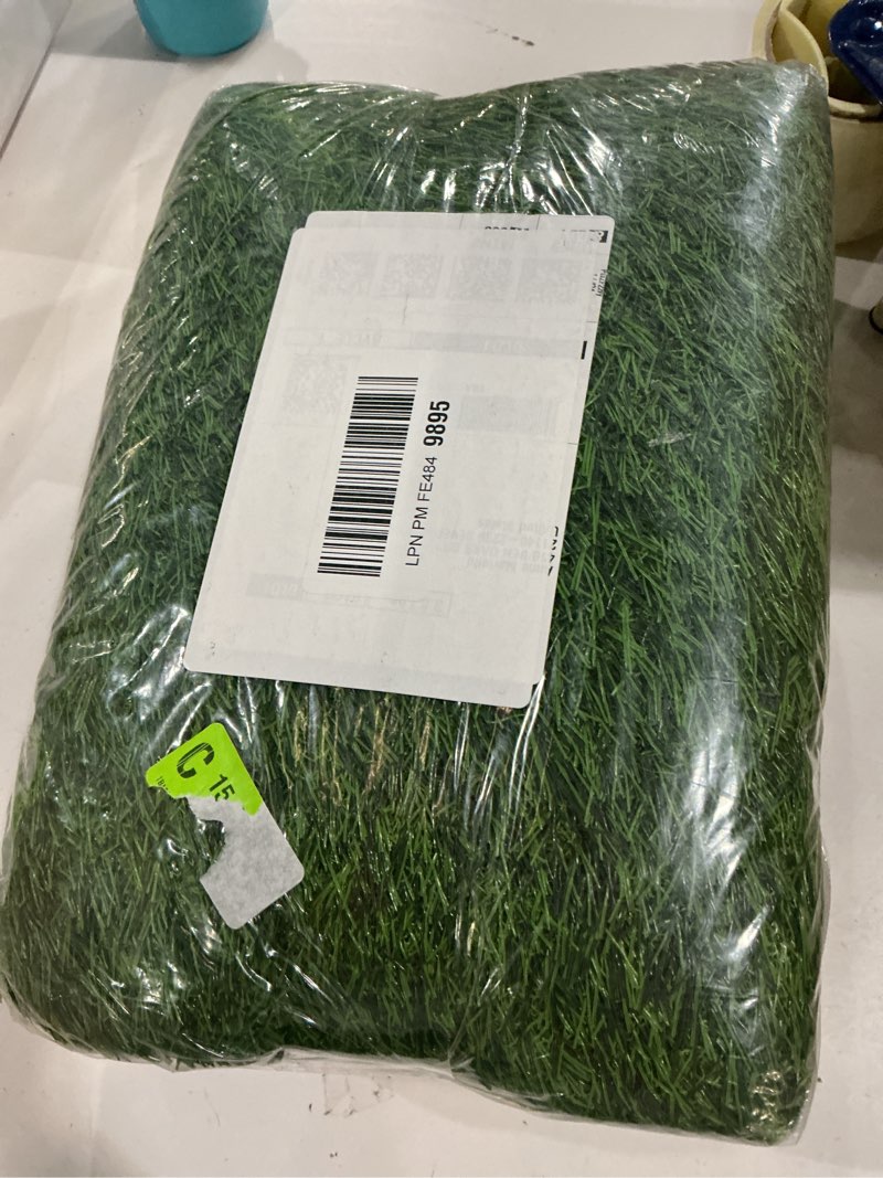 Condition photo showing New/Like New for Realistic Artificial Grass Rug Indoor Outdoor: Fake Grass Turf with Drainage Holes, Pet-Friendly Dog Grass Mat, Perfect for Garden Lawn Balcony Patio Backyard Landscape Decoration?, 3FT x5FT 3' x 5'