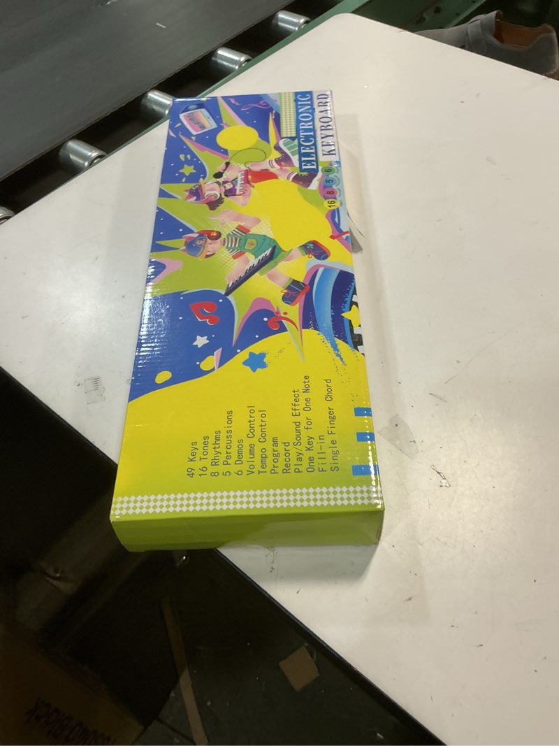 Condition photo showing New/Like New for 49 Key Pink Piano Keyboard Toy for 3 Year Old Girl Birthday Gift Kids Keyboards Pianos with Microphone Musical Toys for 3 4 5 6 7 Year Old Boys Girls Gifts