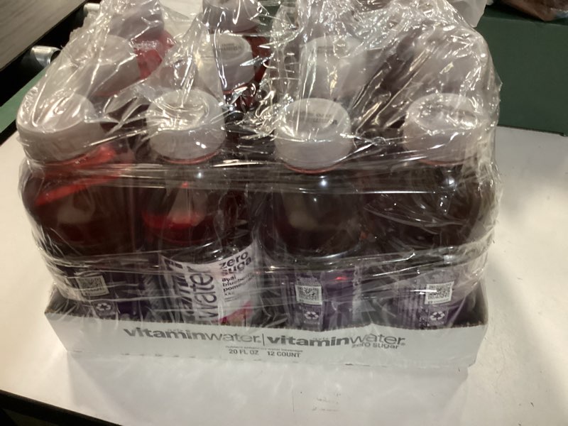 Condition photo showing New/Like New for Gsuila Vitamin Water ZERO - Electrolyte Enhanced, Sugar Free, Acai-Blueberry-Pomegranate Flavored Bottled Water, 20 Fl Oz Acai-Blueberry-Pomegranate 20 Fl Oz (Pack of 12)