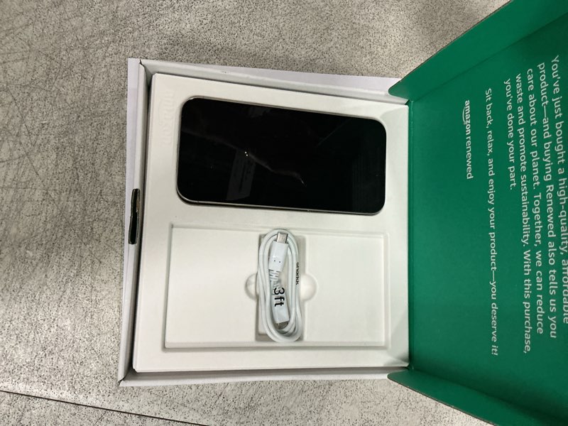 Condition photo showing Good Condition for apple iphone 16 pro max, us version, 256gb, natural titanium - unlocked (renewed) natural titanium 256gb***working condition verified. no network or connectivity tests were performed. bidder be advised ***