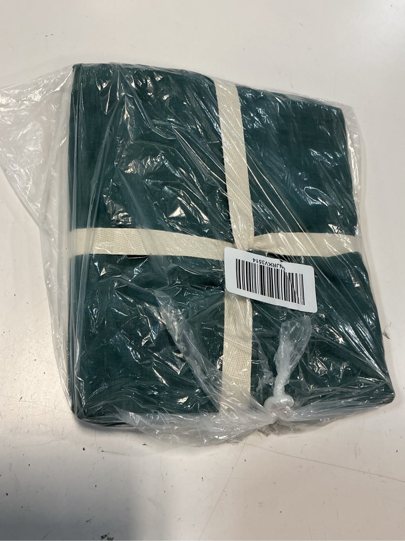 Condition photo showing New/Like New for quince european linen sham set of 2, king, ocean