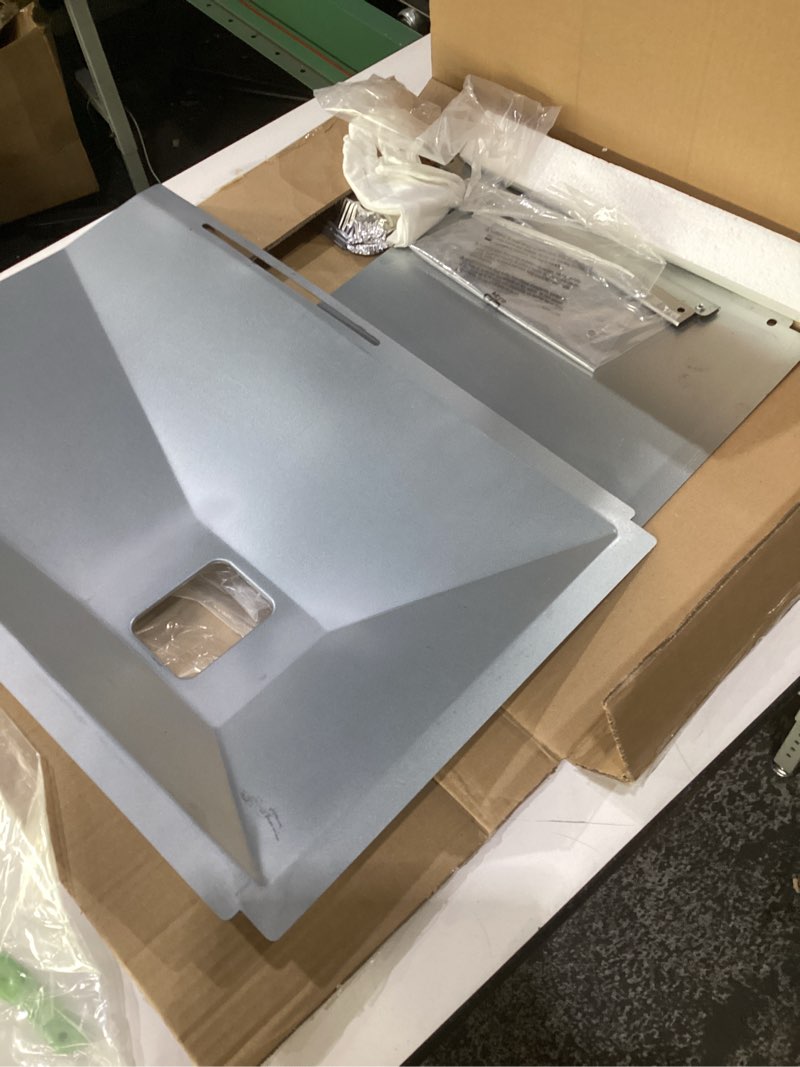 Condition photo showing As Is for adjustable grease tray with catch pan for nexgrill 720-0888s 720-0888n, 720-0830h charbroil, dynaglo, kenmore, bhg, grill master, backyard, expert gas grill, universal drip pan for most 3/4/5/6 burner