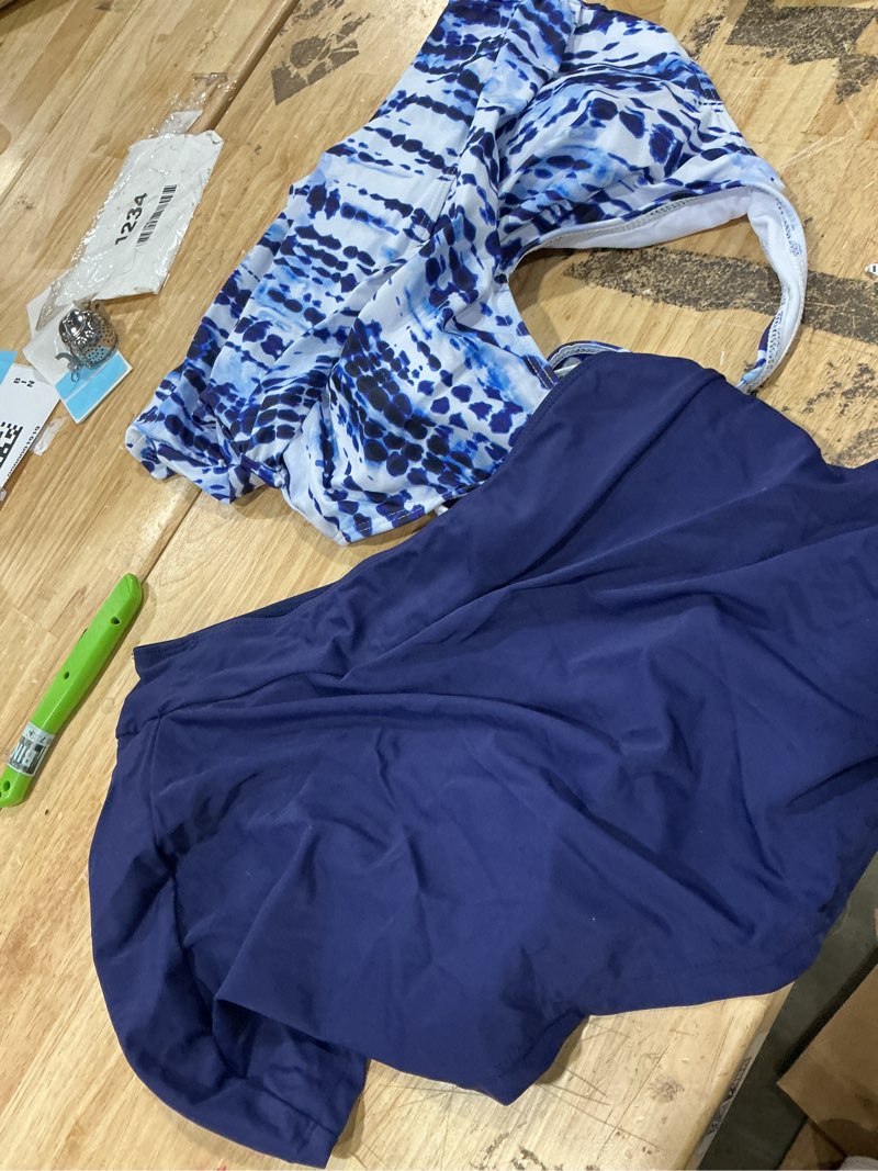 Condition photo showing Good Condition for womens tankini bathing suits with skirt two piece tummy control swimsuits ladies swimwear