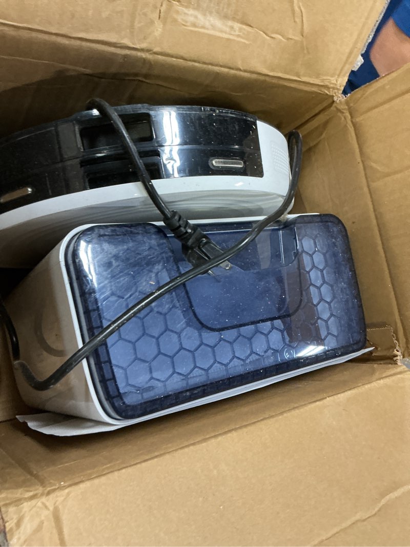 Condition photo showing As Is for Lefant LiDAR Robot Vacuum and Mop, 75-Day Self-Emptying, 6000Pa Strong Suction, Customized Cleaning,