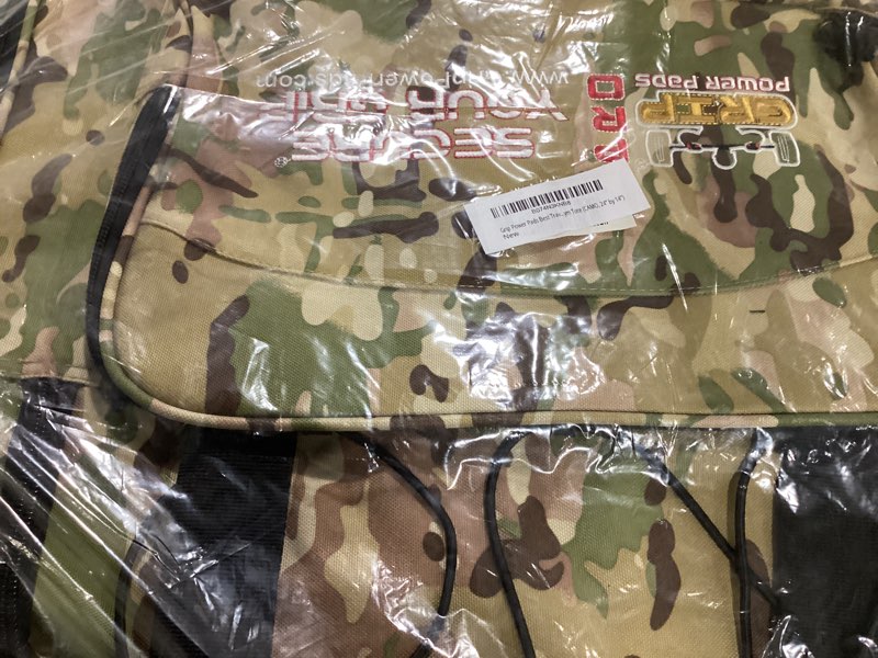 Condition photo showing Good Condition for grip power pads best travel foldable sports duffel bag luggage water resistant wet/dry nylon gym multifunction handbag lightweight backpack gym tote (camo, 24” by 14”)