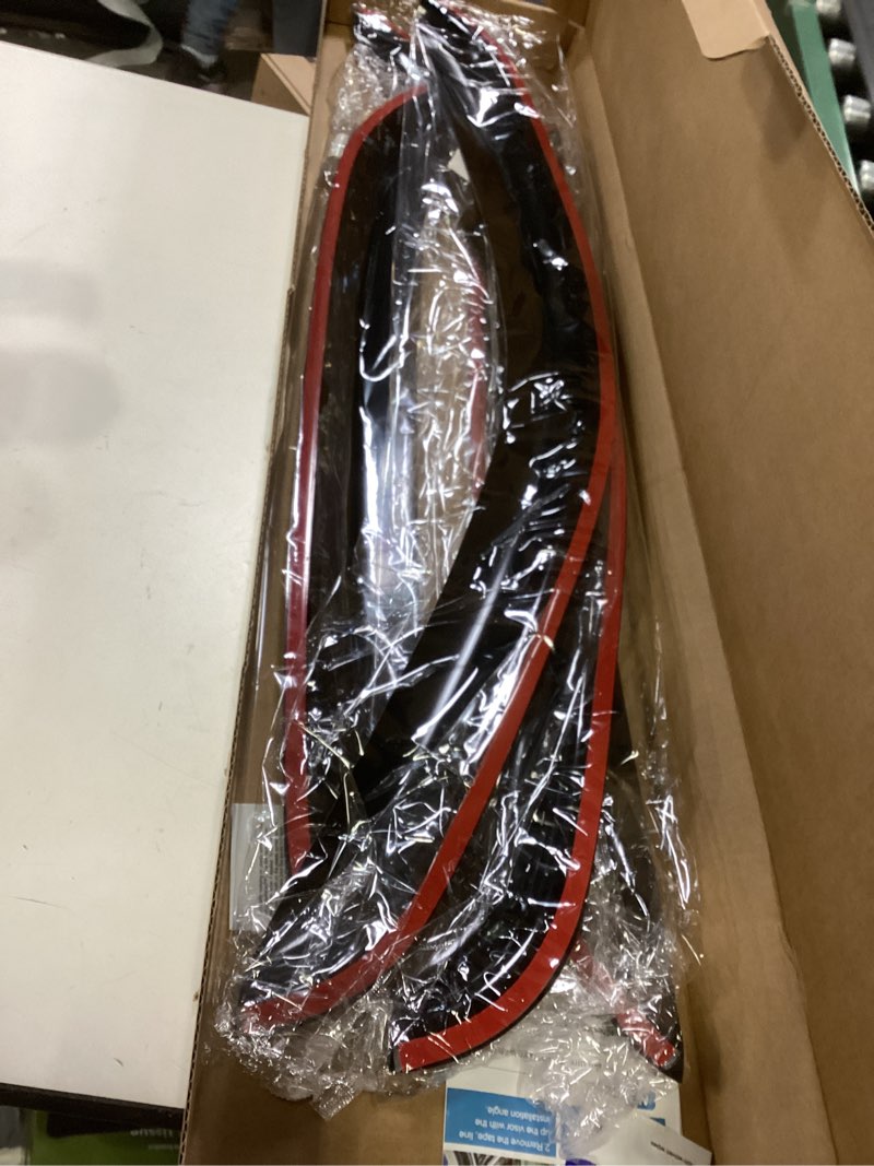 Condition photo showing Good Condition for Window Visors Rain Guards for 2007-2013 Chevy Silverado/GMC Sierra 1500/Avalanche Crew Cab, Window Vent Wind Deflectors Visors Shades for 2007-2014 Silverado/Sierra 2500HD-3500HD/Suburban/Yukon XL 2007-2013 silverado/sierra crew cab