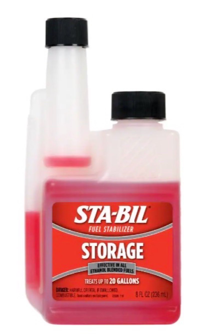 sta-bil storage fuel stabilizer - guaranteed to keep fuel fresh fuel up to two years - effective in all gasoline including all ethanol blended fuels - for quick, easy starts, 8 fl. oz. (22208)