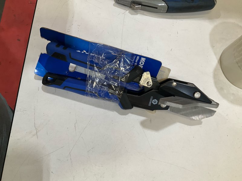 Condition photo showing As Is for kobalt miter stainless steel snips