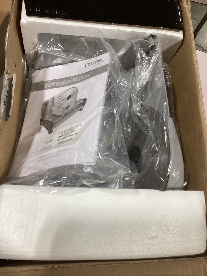 Condition photo showing Good Condition for ostba electric meat slicer, 150w, 6.7” removable stainless steel