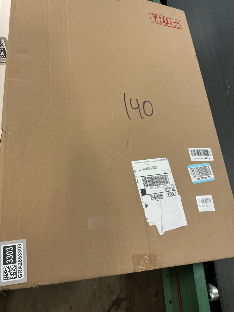 Condition photo showing New/Like New for 20x30 Frame Rustic White, Distressed 30x20 Picture Frame, Art Pic Hanging Poster Frame, 20 by 30 Gallery Family Concert Portrait Wall Photo Frame Anniversary/Birthday/Wedding/Thank you/Christmas Gift White 20x30in