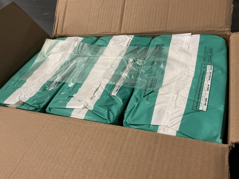 Condition photo showing New/Like New for Depend Adult Diapers with Tabs, Incontinence Protection with Tabs, Unisex, Large (35–49" Waist, over 170 lbs), Maximum Absorbency, 48 Count (3 Packs of 16) Large 48
