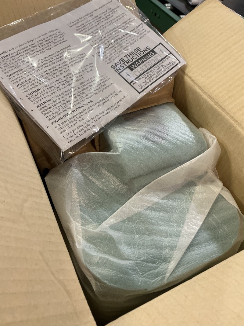 Condition photo showing Good Condition for keurig k-express essentials seafoam green single-serve k-cup pod coffee maker