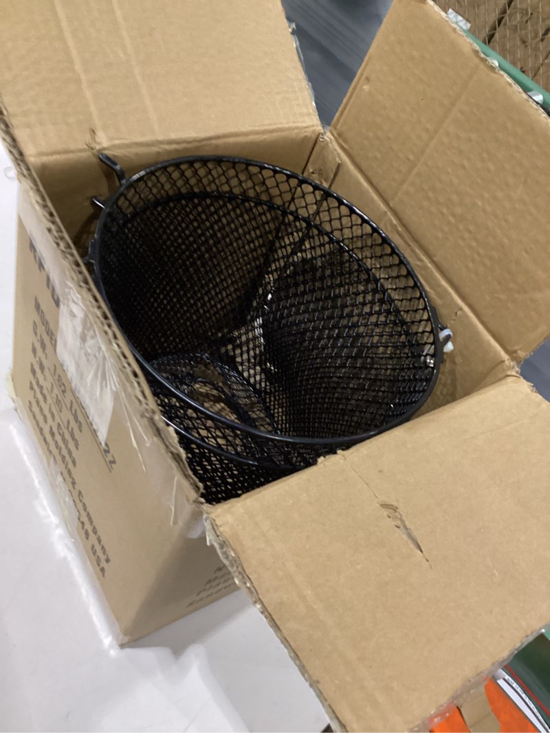 Condition photo showing Good Condition for frabill torpedo crawfish trap | heavy-duty steel mesh trap 10" dlx black torpedo trap