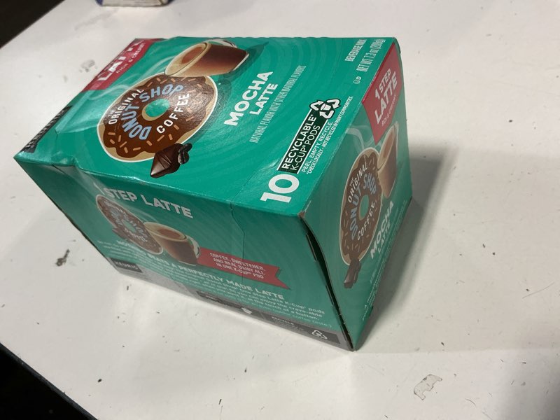 Condition photo showing New/Like New for (28 FEB 2026)The Original Donut Shop Mocha One-Step Latte, Single Serve Coffee K-Cup Pod, Flavored Coffee, 60 Count (6 Packs of 10) Mocha Latte 10 Count (Pack of 6)