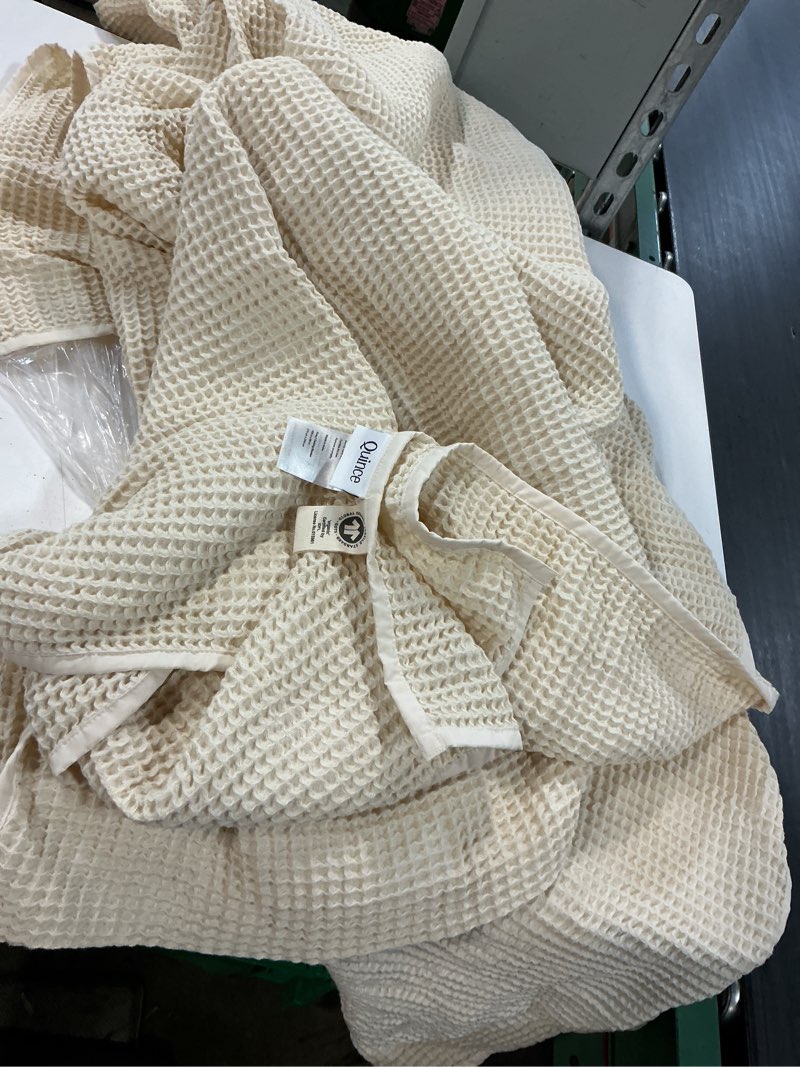 Condition photo showing Good Condition for organic waffle bed blanket king size 