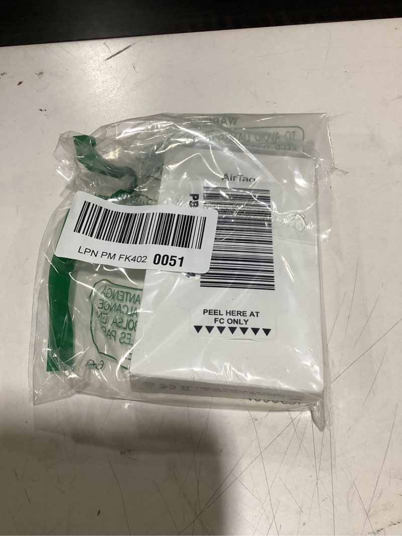 Condition photo showing Good Condition for Apple AirTag 4 Pack. Keep Track of and find Your Keys, Wallet, Luggage, Backpack, and More. Simple one-tap Set up with iPhone or iPad