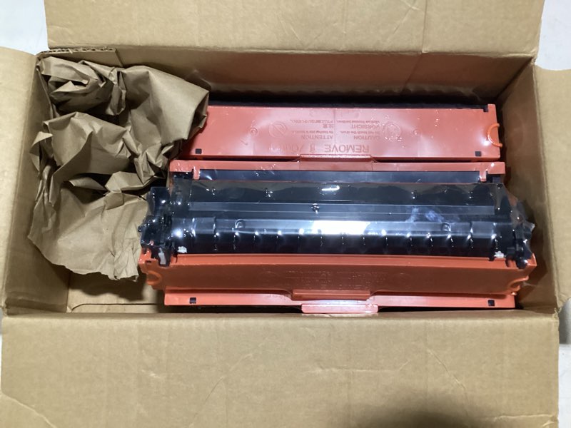 Condition photo showing As Is for 4-pack 134a toner cartridge with chip compatible for 134x 1340x toner cartridge laserjet m209dw mfp m234dw m234sdn m234sdw printer black
