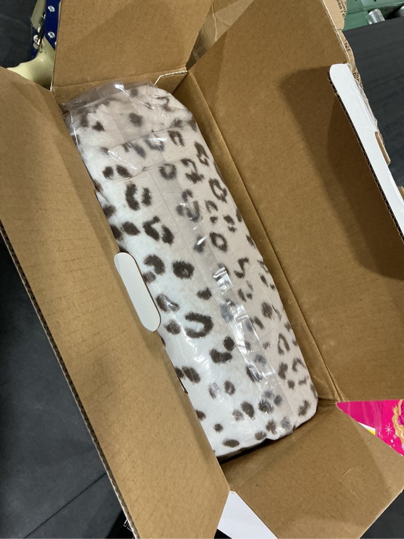 Condition photo showing New/Like New for Westinghouse Heated Throw Blanket, Leopard Electric Throw Blanket, Luxury Faux Fur to Flannel Reversible, 6 Heating Levels & 2-10 Hours Time Setting, Machine Washable(Throw, 50"x60") Leopard Throw 50"x60"