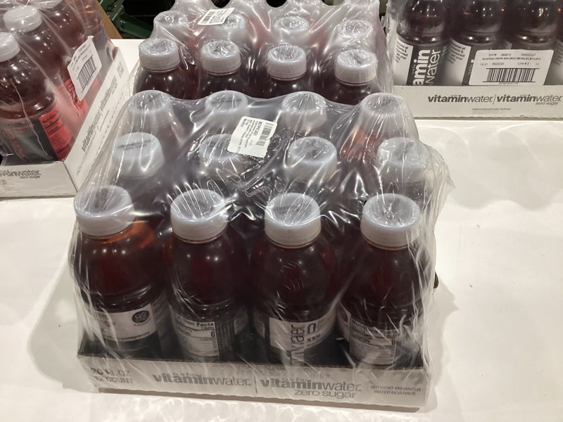 Condition photo showing New/Like New for vitaminwater XXX Acai-Blueberry-Pomegranate Zero Sugar, Flavored Water Beverage, 20 fl oz Bottles, 12 Pack Zero Sugar XXX Açai Blueberry Pomegranate 20.05 Fl Oz (Pack of 12)